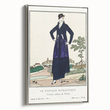 Chic Art Deco Wall Art - Le Paysage Romantique Fashion Illustration