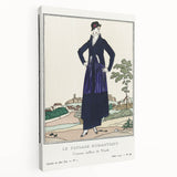 Chic Art Deco Wall Art - Le Paysage Romantique Fashion Illustration
