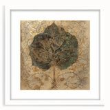 Framed wall art featuring an elegant design of flowers and botanical leaves with a white mat, ideal for home decor and enhancing interior aesthetics.