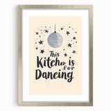 Textured art print featuring abstract designs in muted earth tones, framed in silver, ideal for bedroom ambiance.