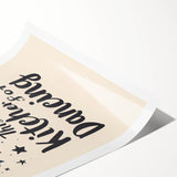 Extra large wall art featuring line art flowers in black on white, rolled print format, ideal for large living room decor.