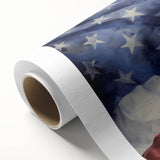 Bald Eagle & American Flag - Patriotic Wall Art for Independence Day