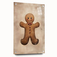 Rustic Gingerbread Man – Festive Christmas Art Prints