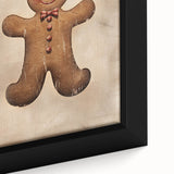 Rustic Gingerbread Man – Festive Christmas Art Prints