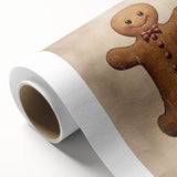 Rustic Gingerbread Man – Festive Christmas Art Prints