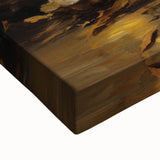 Jack O Lantern Candlelight Halloween Wall Art - Gothic Oil Painting