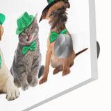 St. Patrick’s Day Pets - Festive Leprechaun Wall Art