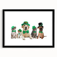 St. Patrick’s Day Pets - Festive Leprechaun Wall Art