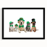 St. Patrick’s Day Pets - Festive Leprechaun Wall Art