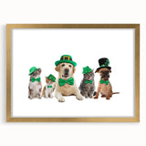 St. Patrick’s Day Pets - Festive Leprechaun Wall Art