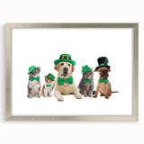 St. Patrick’s Day Pets - Festive Leprechaun Wall Art