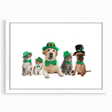 St. Patrick’s Day Pets - Festive Leprechaun Wall Art