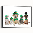 St. Patrick’s Day Pets - Festive Leprechaun Wall Art