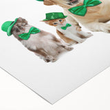 St. Patrick’s Day Pets - Festive Leprechaun Wall Art
