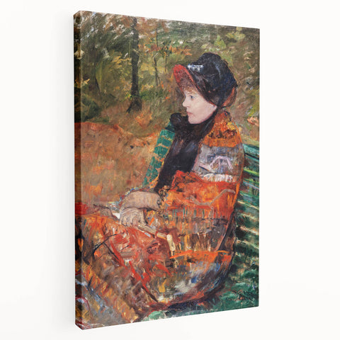 Autumn, Portrait of Lydia Cassatt - Vibrant Portrait by Mary Cassatt