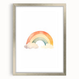 Watercolor Rainbow Nursery Wall Art – Baby Room Decor Prints