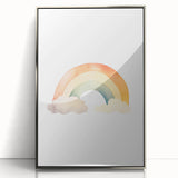 Watercolor Rainbow Nursery Wall Art – Baby Room Decor Prints
