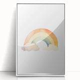 Watercolor Rainbow Nursery Wall Art – Baby Room Decor Prints