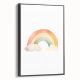 Watercolor Rainbow Nursery Wall Art – Baby Room Decor Prints