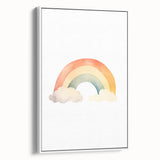 Watercolor Rainbow Nursery Wall Art – Baby Room Decor Prints