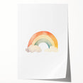 Watercolor Rainbow Nursery Wall Art – Baby Room Decor Prints