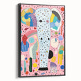 Abstract Elephant Kids Room Wall Art – Stretched Canvas for Kids