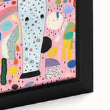 Abstract Elephant Kids Room Wall Art – Stretched Canvas for Kids