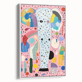 Abstract Elephant Kids Room Wall Art – Stretched Canvas for Kids