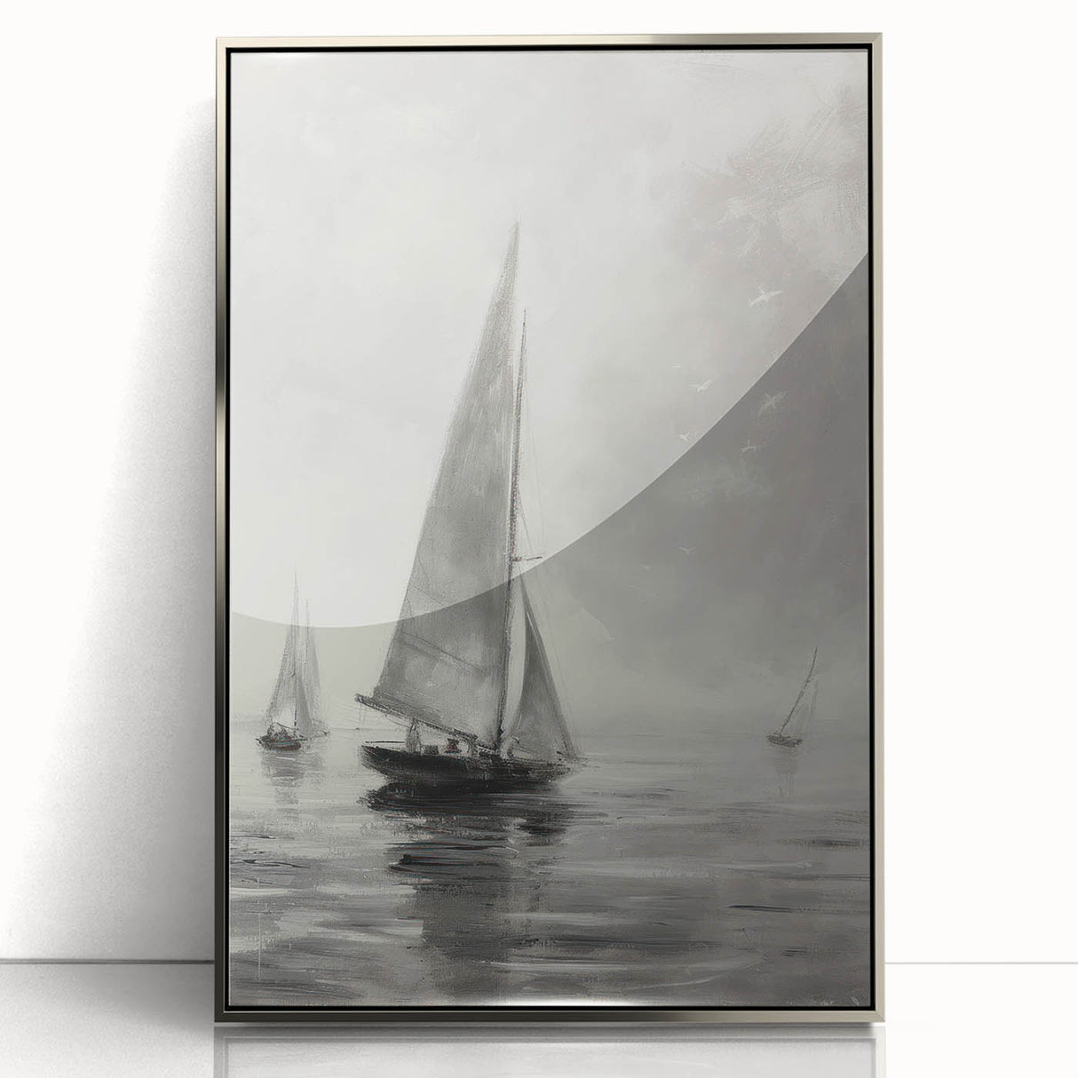 Framed acrylic landscape artwork showcasing a serene outdoor scene with vibrant colors and intricate details, ideal for home or office decor.