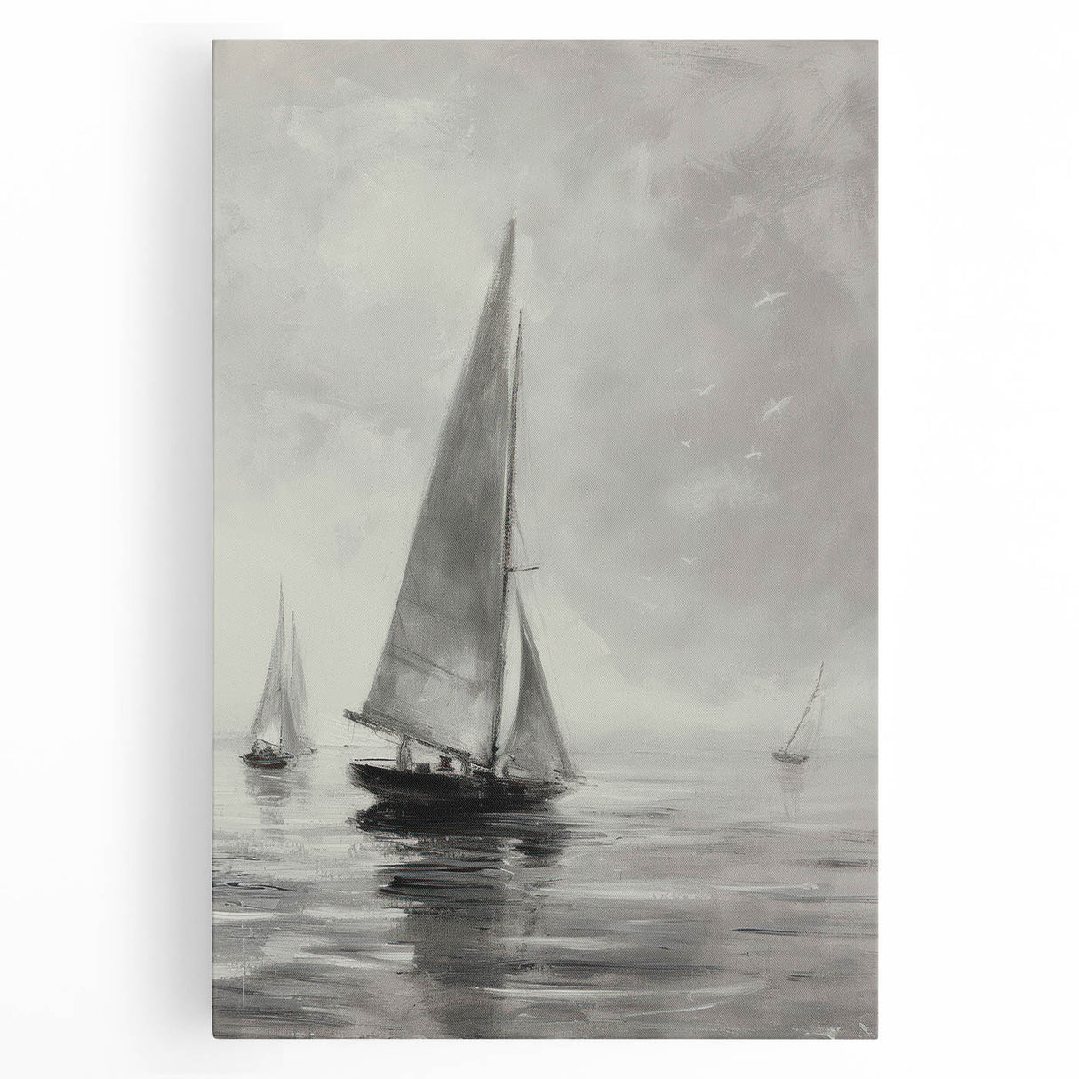 Stretched canvas artwork showcasing vibrant landscape design with rich colors and intricate details, ideal for home decor, enhancing any living space.