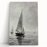 Stretched canvas artwork showcasing a vibrant landscape design, leaning against a neutral wall, perfect for home decor or interior styling.