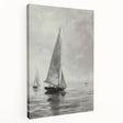 Stretched canvas artwork showcasing a vibrant landscape design with rich colors, displayed in a side view, perfect for enhancing home decor and artistic ambiance.