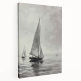 Stretched canvas artwork showcasing a vibrant landscape design with rich colors, displayed in a side view, perfect for enhancing home decor and artistic ambiance.