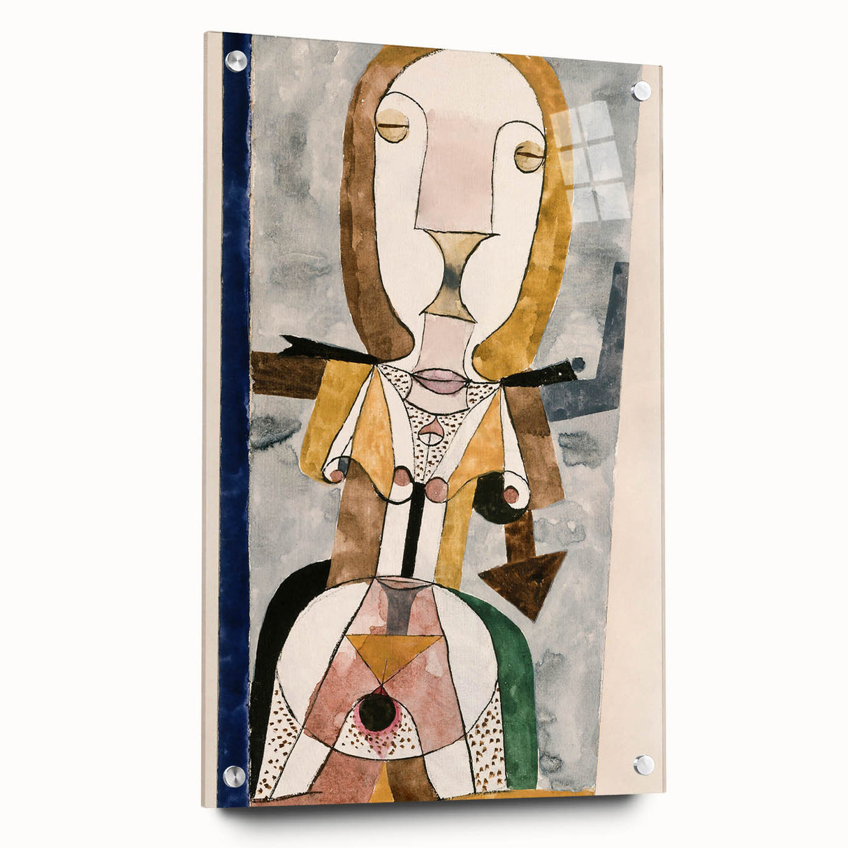Modern Wall Art - Abstract Portrait by Paul Klee - Contemporary Art Print