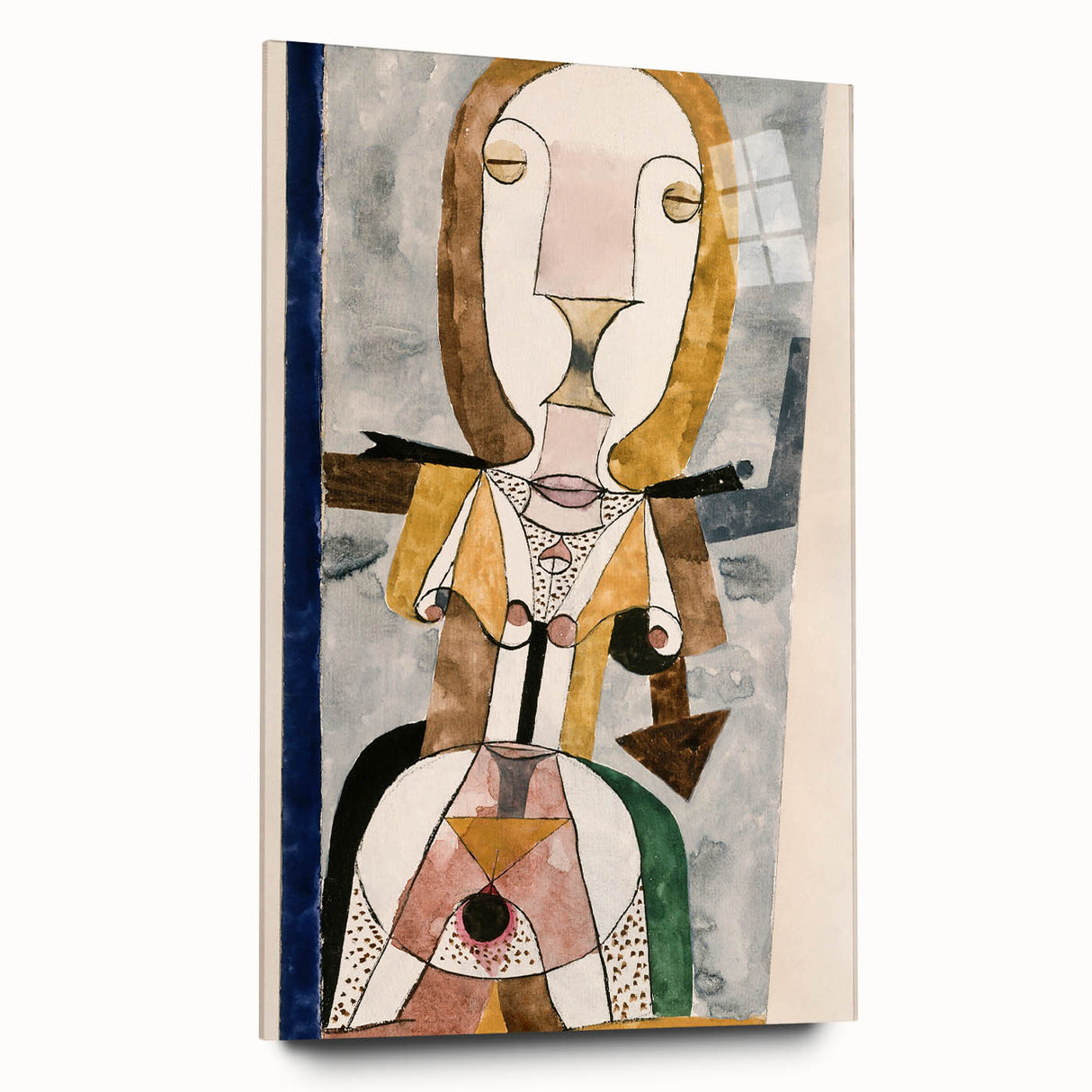 Modern Wall Art - Abstract Portrait by Paul Klee - Contemporary Art Print
