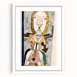 Modern Wall Art - Abstract Portrait by Paul Klee - Contemporary Art Print
