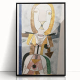 Modern Wall Art - Abstract Portrait by Paul Klee - Contemporary Art Print