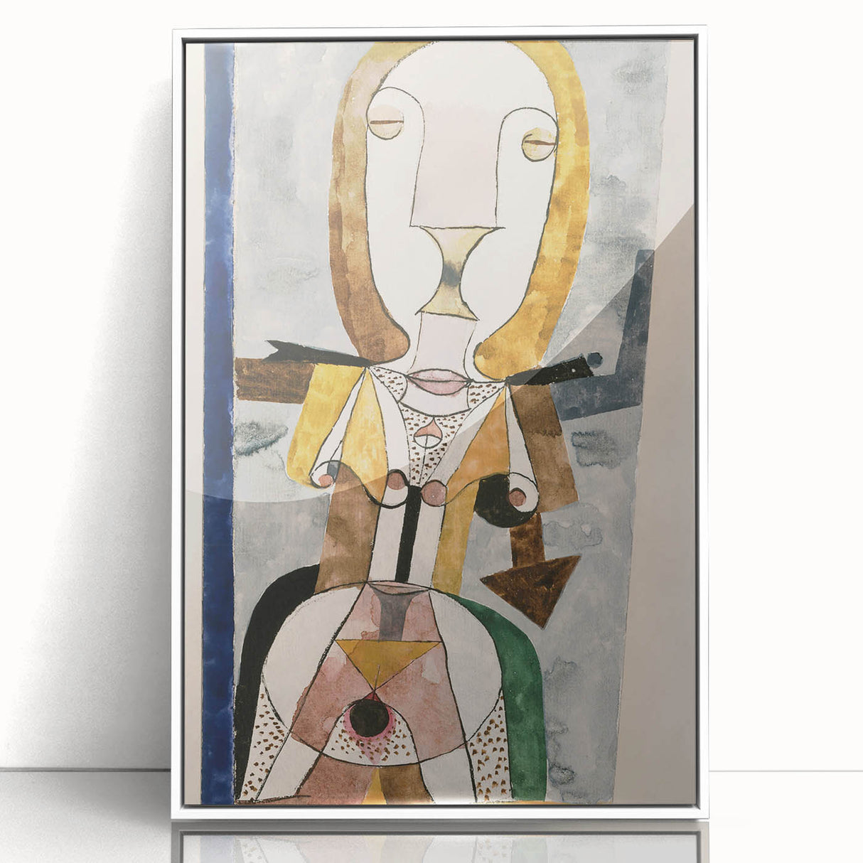 Modern Wall Art - Abstract Portrait by Paul Klee - Contemporary Art Print