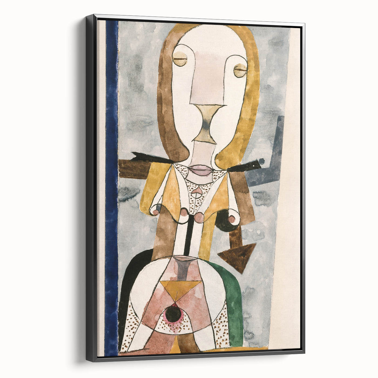 Modern Wall Art - Abstract Portrait by Paul Klee - Contemporary Art Print