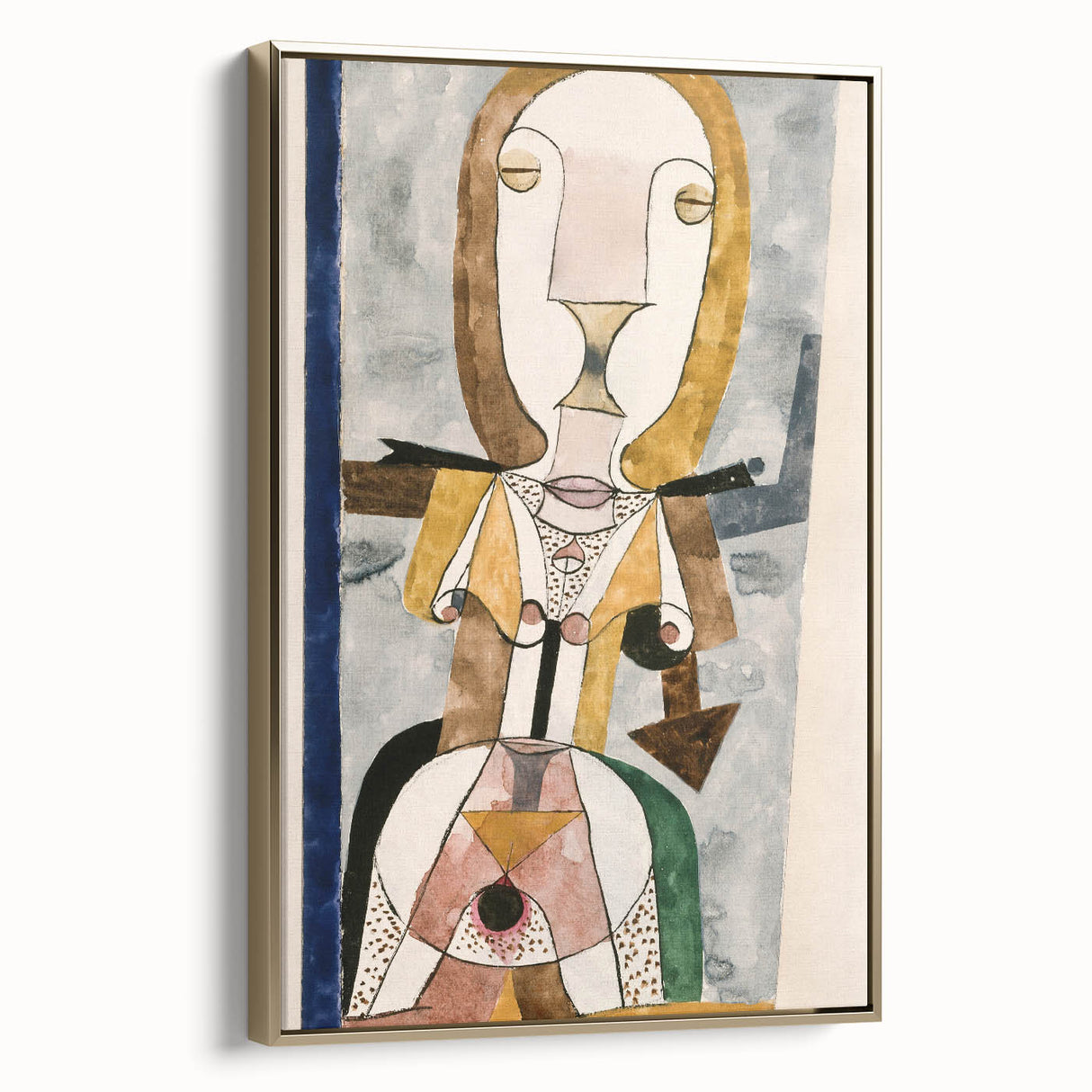 Modern Wall Art - Abstract Portrait by Paul Klee - Contemporary Art Print