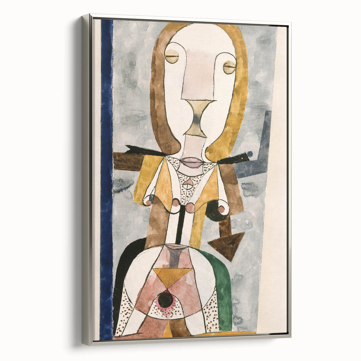 Modern Wall Art - Abstract Portrait by Paul Klee - Contemporary Art Print