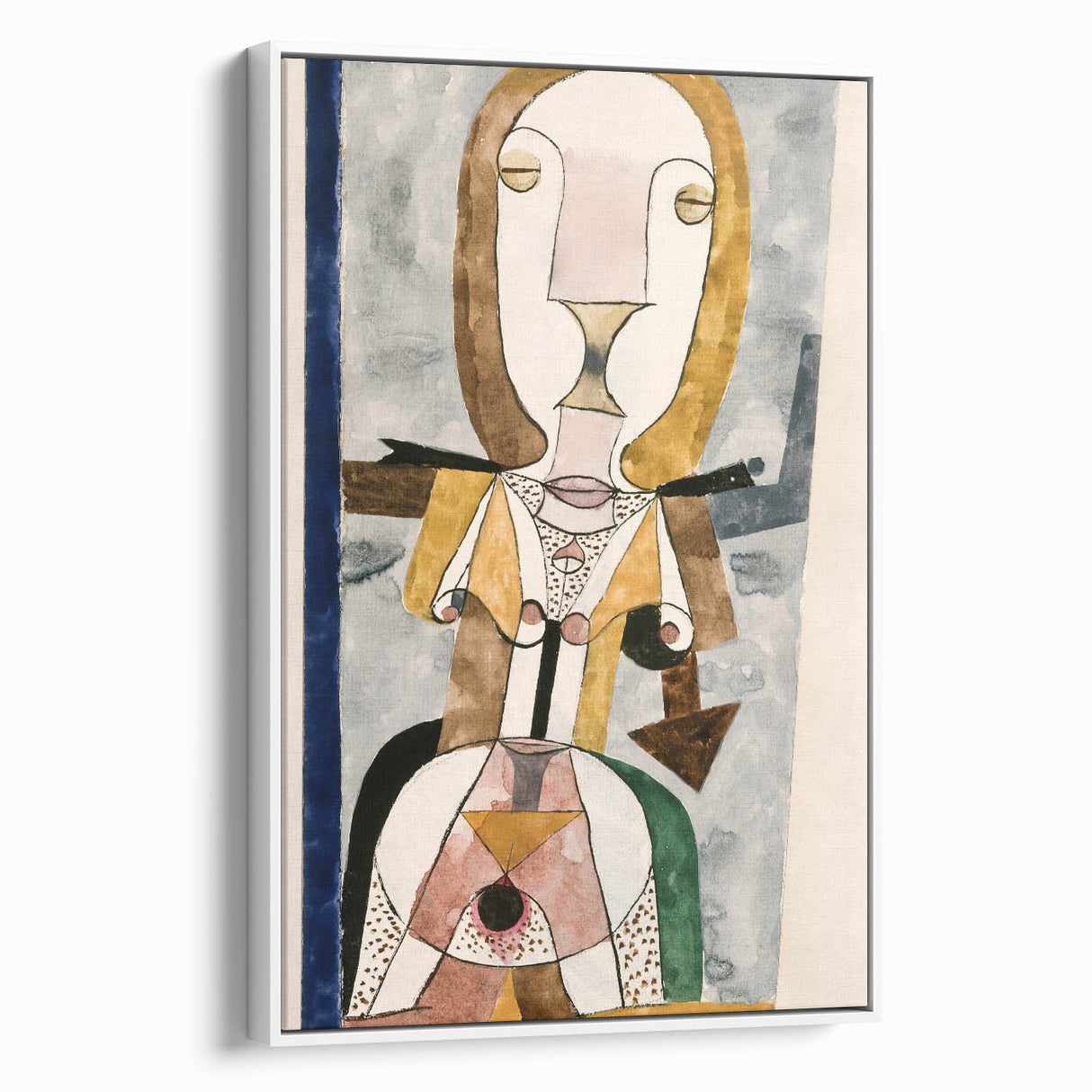 Modern Wall Art - Abstract Portrait by Paul Klee - Contemporary Art Print