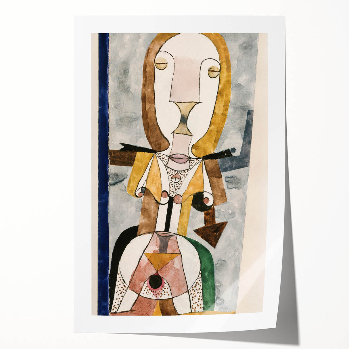 Modern Wall Art - Abstract Portrait by Paul Klee - Contemporary Art Print
