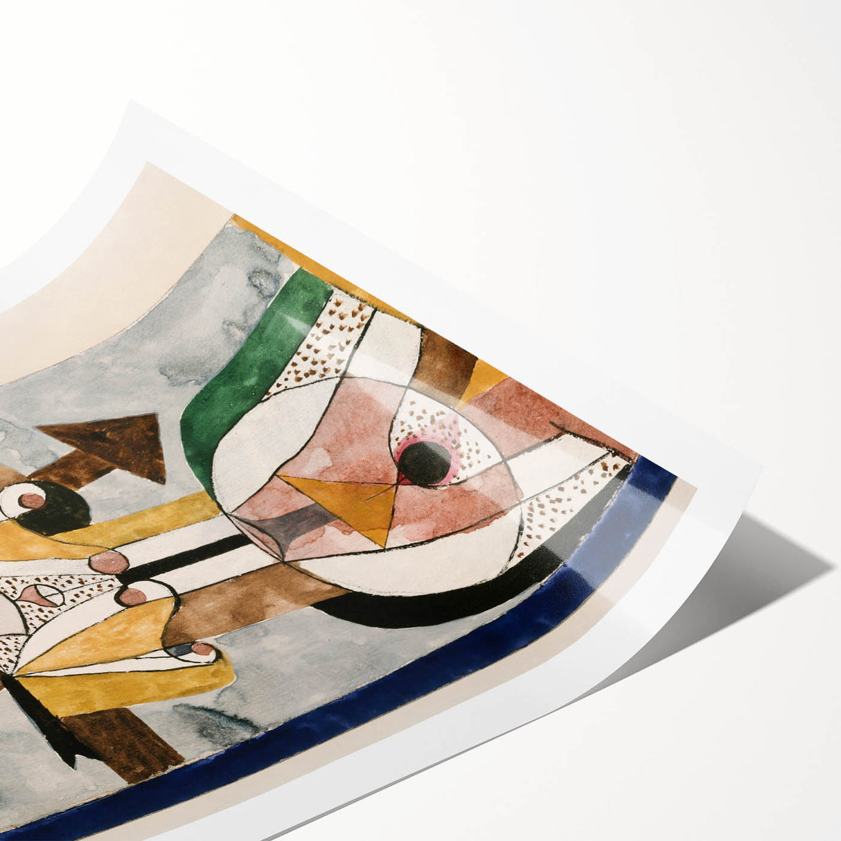 Modern Wall Art - Abstract Portrait by Paul Klee - Contemporary Art Print