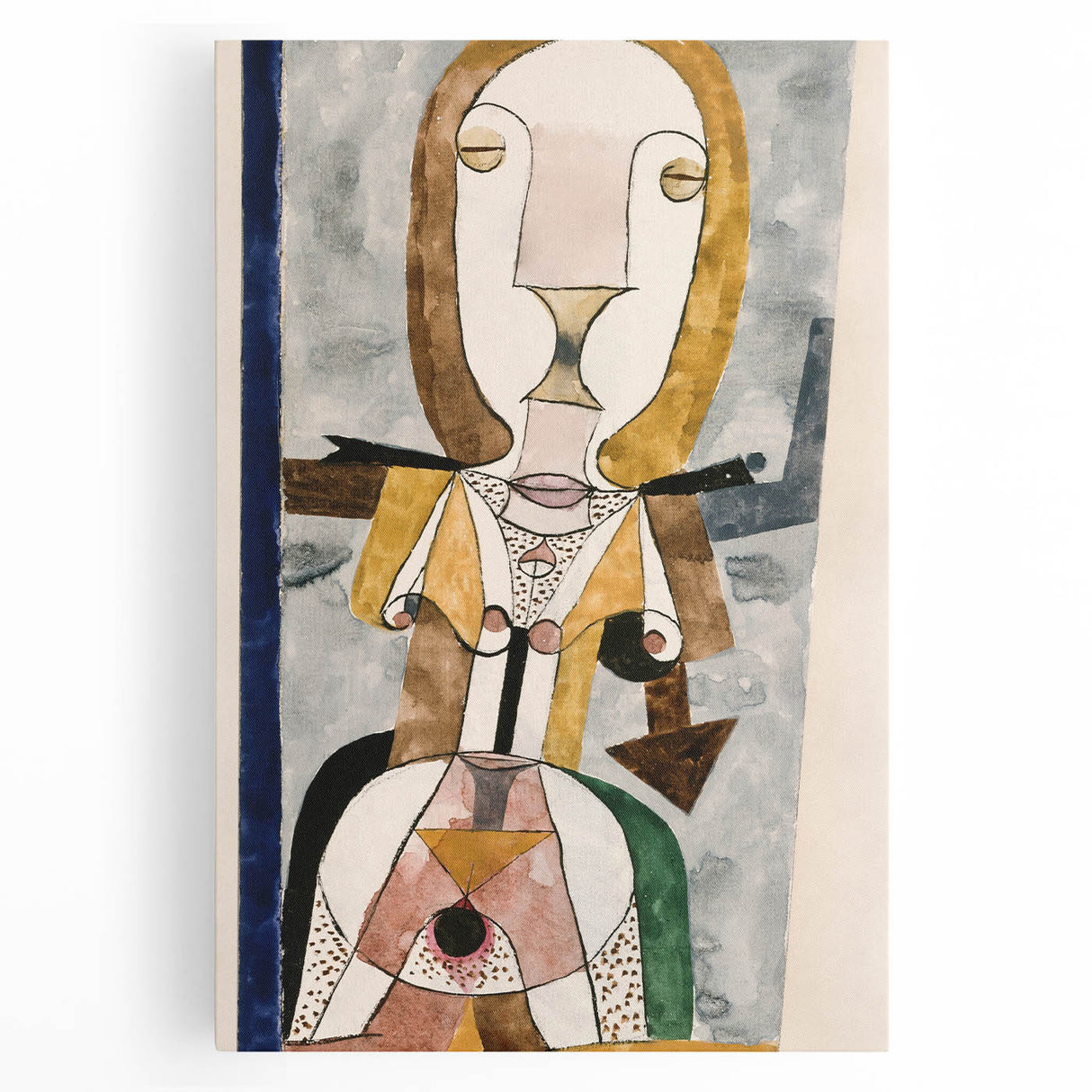 Modern Wall Art - Abstract Portrait by Paul Klee - Contemporary Art Print