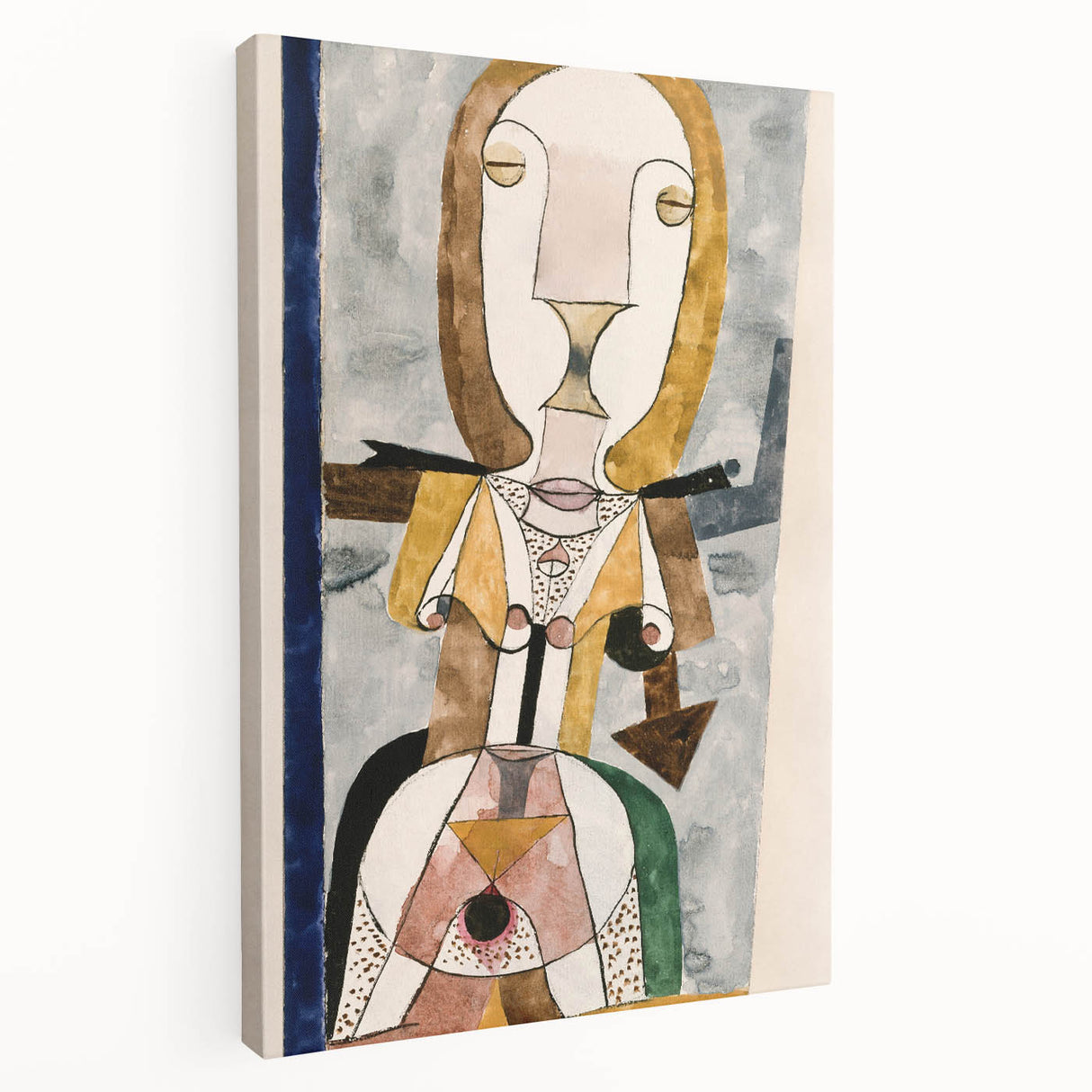 Modern Wall Art - Abstract Portrait by Paul Klee - Contemporary Art Print