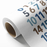 Numbers 1-20 Typography Art Print – Educational Modern Decor