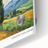 Large abstract wall art in mid-century modernist style.