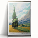 Impressionist-style painting depicting a vibrant floral scene on a framed acrylic, ideal for nursery wall art.