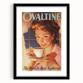 Retro Ovaltine Wall Art – Vintage Mid-Century Modern Poster Print